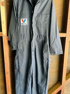 Valvoline Logo Work Jacket - Navy with Red & Blue Patch